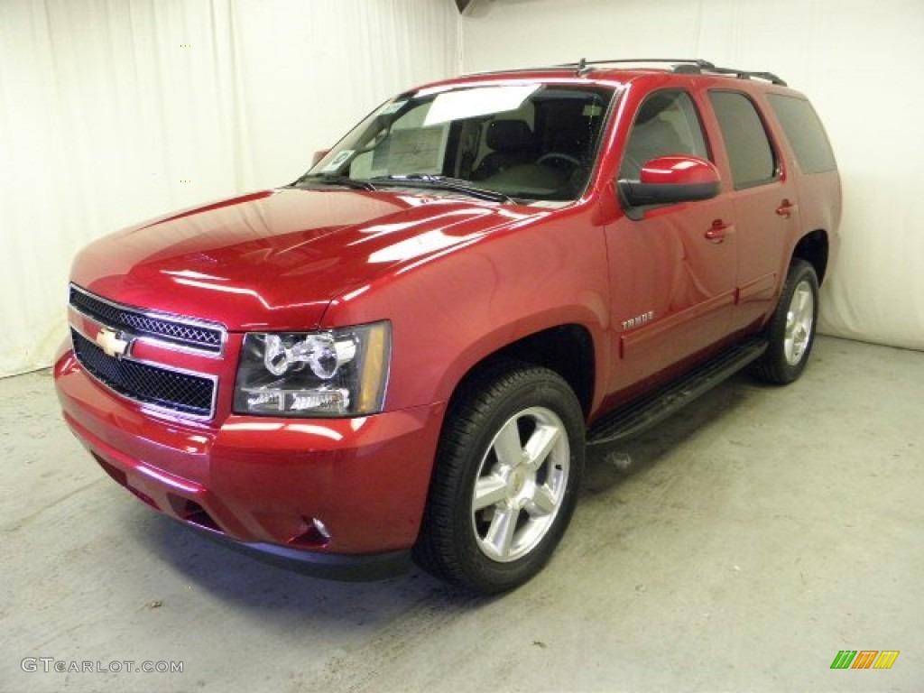 2012 Tahoe LT 4x4 - Crystal Red Tintcoat / Ebony photo #3