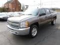 2012 Mocha Steel Metallic Chevrolet Silverado 1500 LT Crew Cab 4x4  photo #3