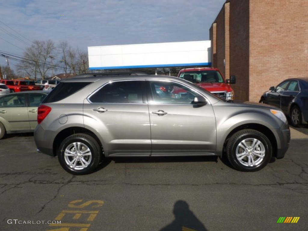 2012 Equinox LT AWD - Graystone Metallic / Light Titanium/Jet Black photo #7