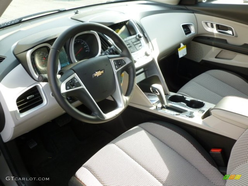 2012 Equinox LT AWD - Graystone Metallic / Light Titanium/Jet Black photo #15