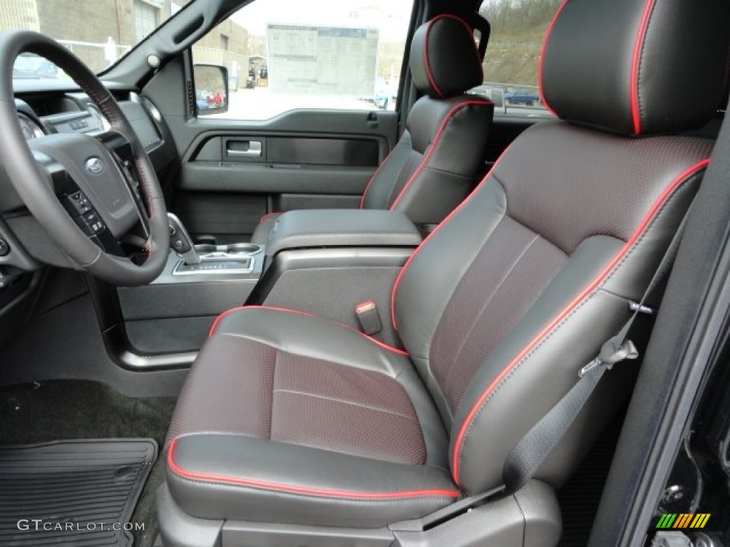 FX Sport Appearance Black/Red Interior 2012 Ford F150 FX4 SuperCrew 4x4 Photo #61979445