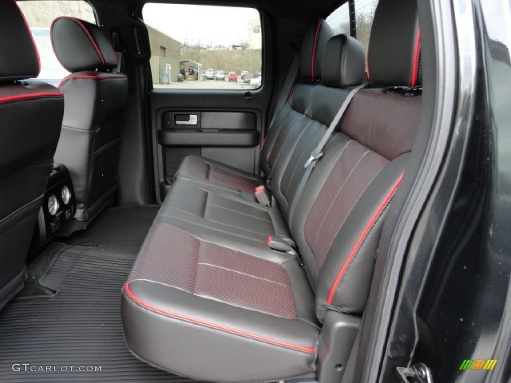 FX Sport Appearance Black/Red Interior 2012 Ford F150 FX4 SuperCrew 4x4 Photo #61979453