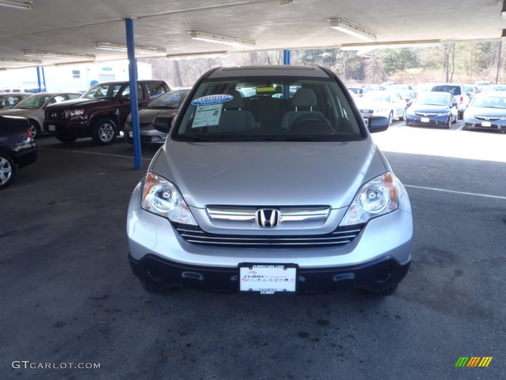 2009 CR-V EX 4WD - Alabaster Silver Metallic / Black photo #3