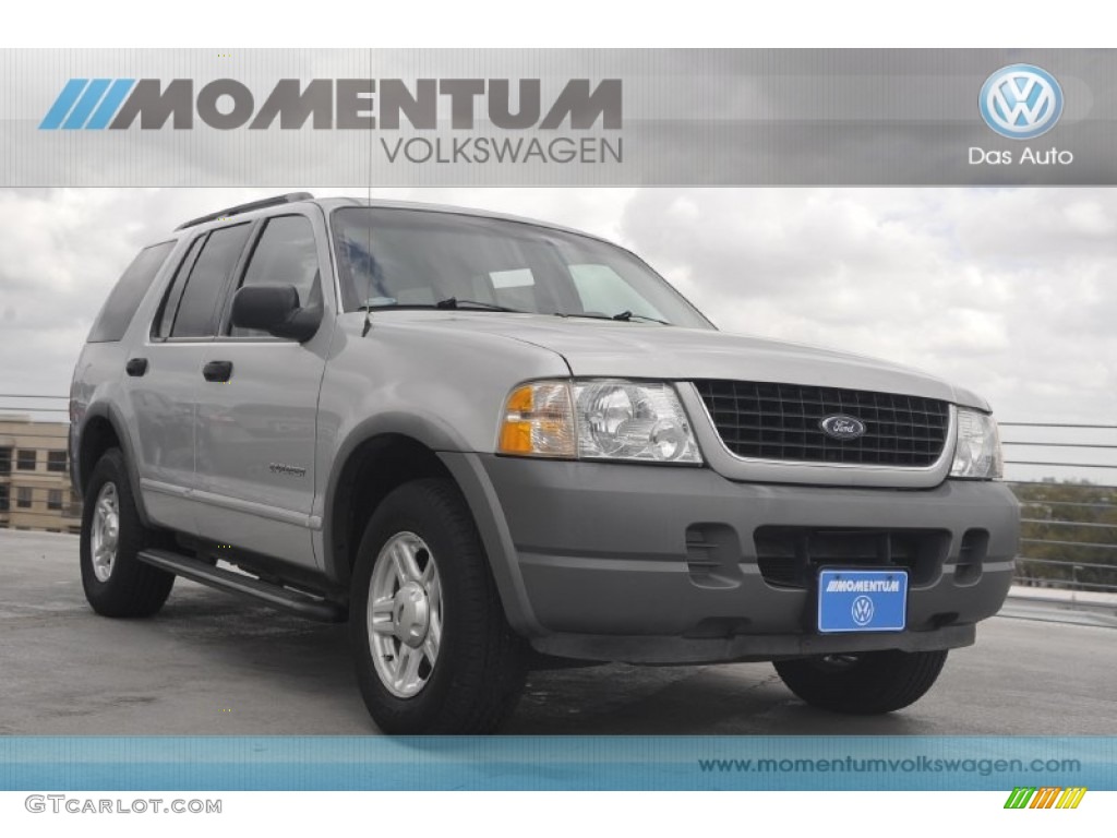 2002 Explorer XLS - Silver Frost Metallic / Graphite photo #1