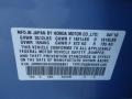 B549M: Tidewater Blue Metallic 2010 Honda Fit Sport Color Code