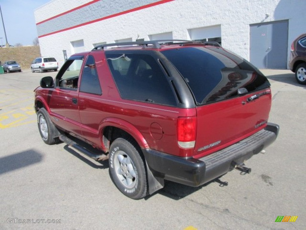 Dark Cherry Red Metallic 1996 Chevrolet Blazer LS 4x4 Exterior Photo #61981652