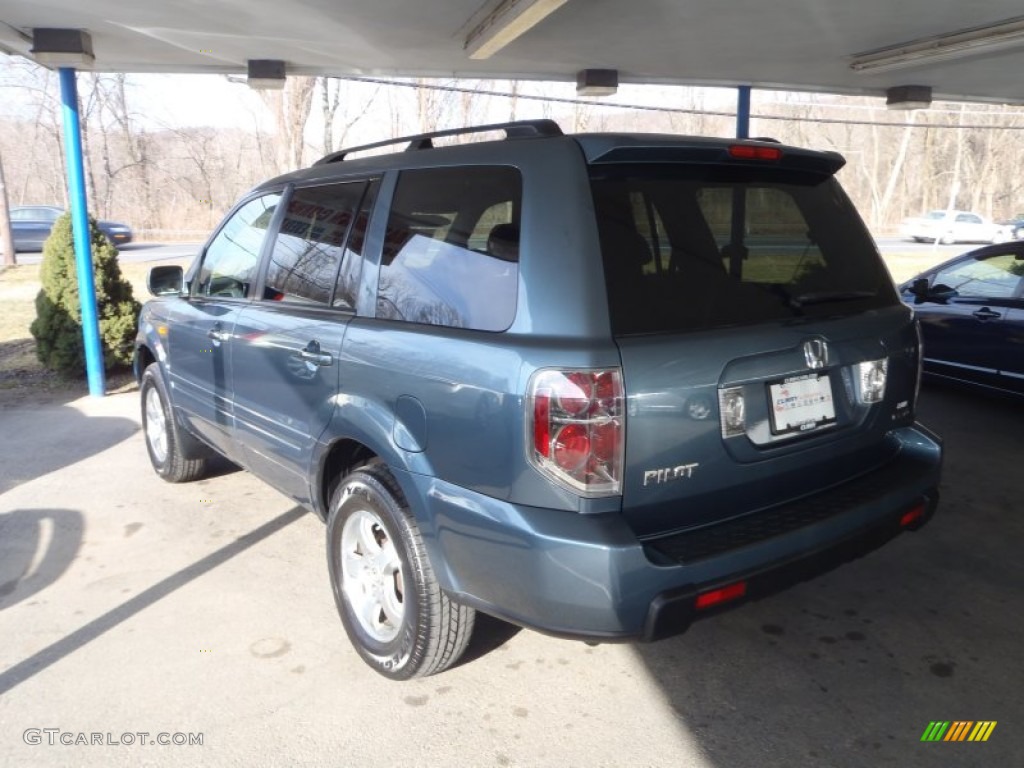 2008 Pilot EX 4WD - Steel Blue Metallic / Gray photo #2