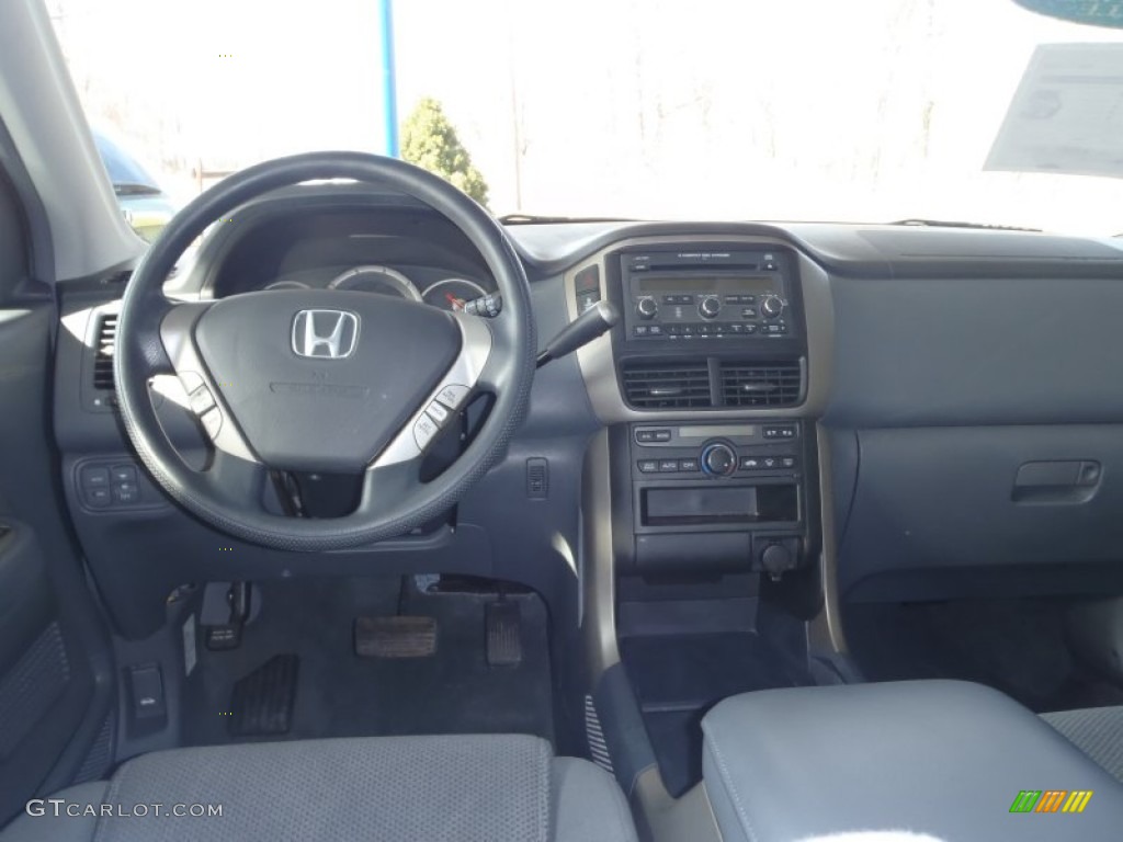 2008 Pilot EX 4WD - Steel Blue Metallic / Gray photo #5