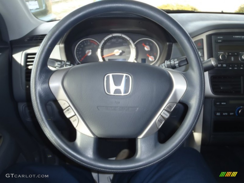 2008 Pilot EX 4WD - Steel Blue Metallic / Gray photo #20