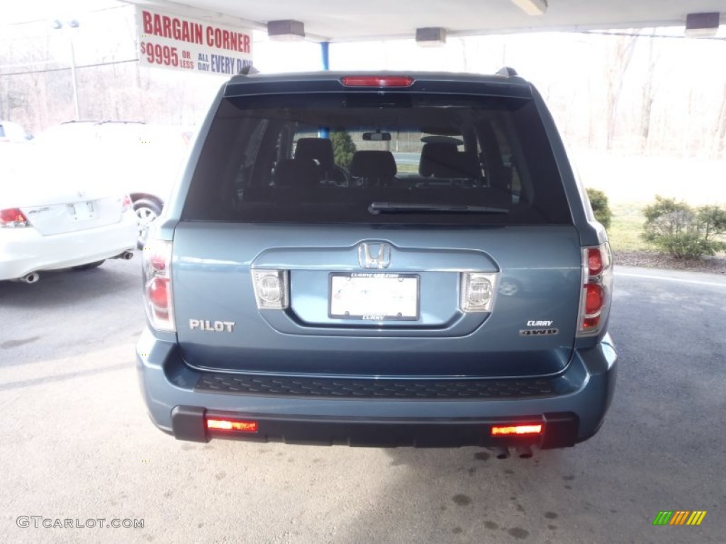 2008 Pilot EX 4WD - Steel Blue Metallic / Gray photo #31