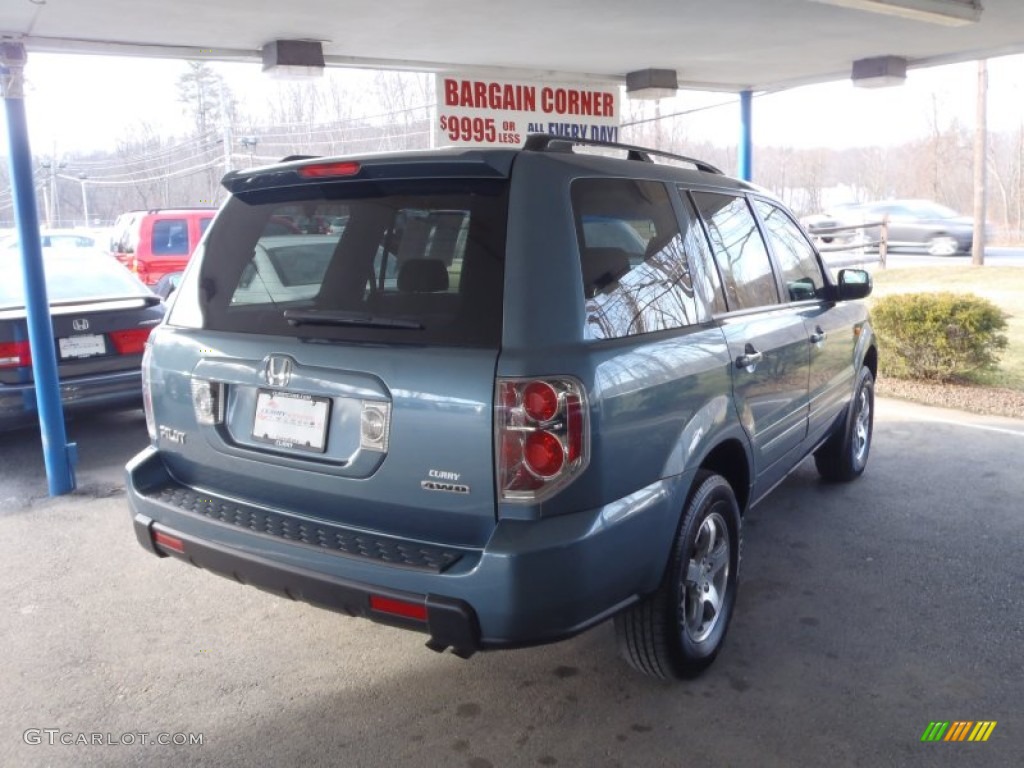 2008 Pilot EX 4WD - Steel Blue Metallic / Gray photo #32