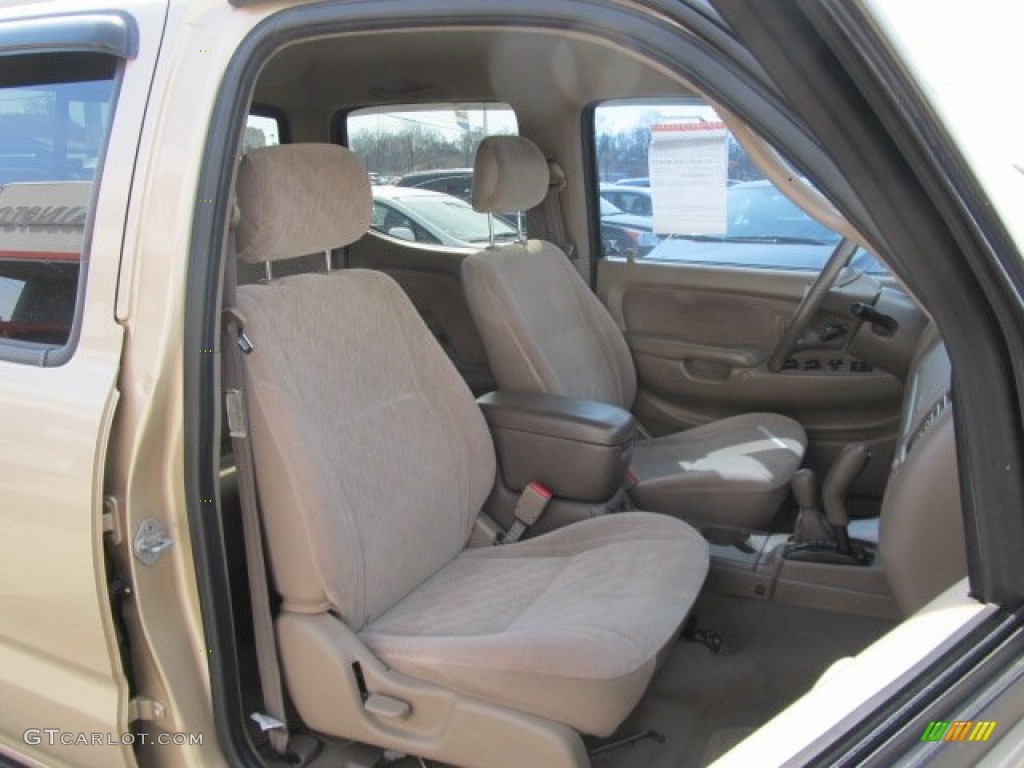 2002 Tacoma V6 TRD Double Cab 4x4 - Mystic Gold Metallic / Oak photo #12