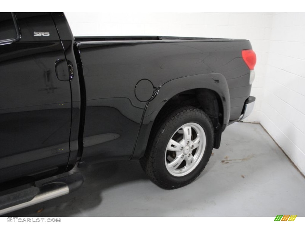 2007 Tundra SR5 Double Cab - Black / Graphite Gray photo #6