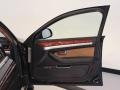 Amaretto/Black Valcona Leather 2009 Audi A8 L 4.2 quattro Door Panel