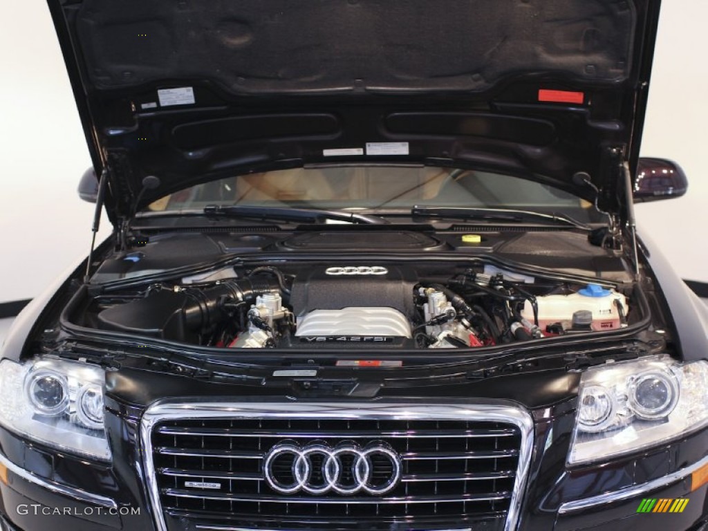 2009 Audi A8 L 4.2 quattro 4.2 Liter FSI DOHC 32-Valve VVT V8 Engine Photo #61986159