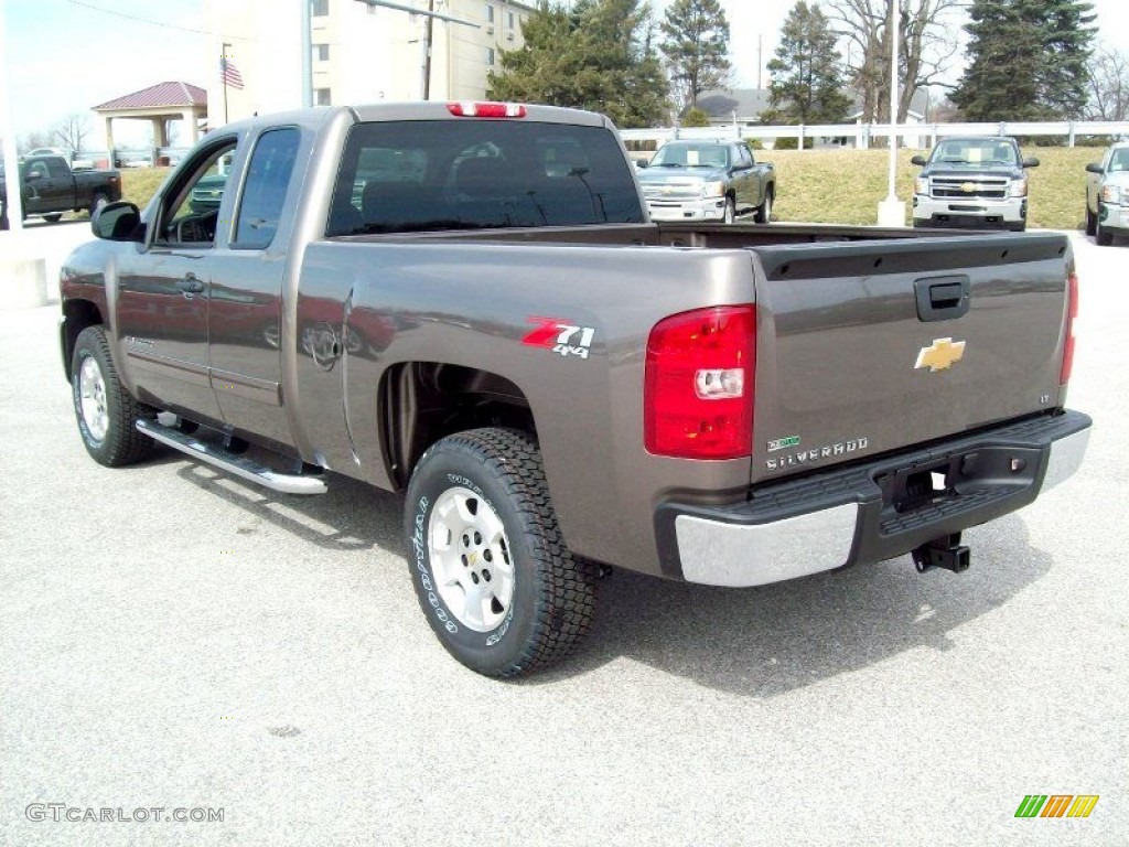 2012 Silverado 1500 LT Extended Cab 4x4 - Mocha Steel Metallic / Ebony photo #2