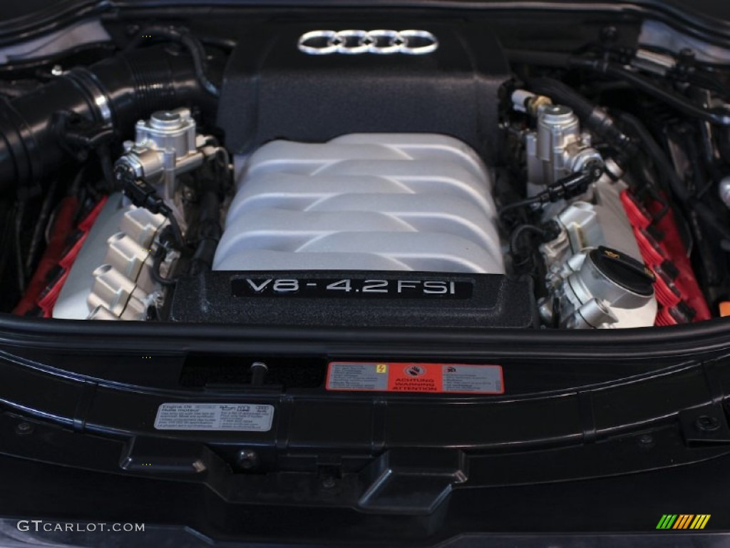 2009 Audi A8 L 4.2 quattro 4.2 Liter FSI DOHC 32-Valve VVT V8 Engine Photo #61986174
