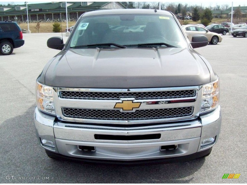 2012 Silverado 1500 LT Extended Cab 4x4 - Mocha Steel Metallic / Ebony photo #15