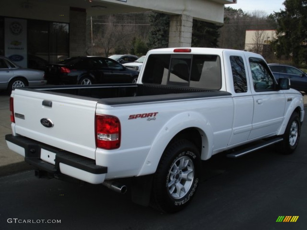 Oxford White 2009 Ford Ranger Sport SuperCab 4x4 Exterior Photo #61988025