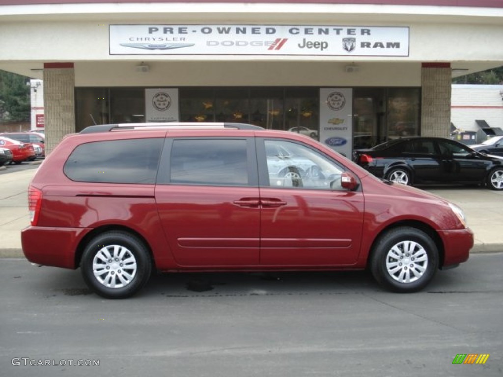 2011 Sedona LX - Claret Red / Beige photo #1