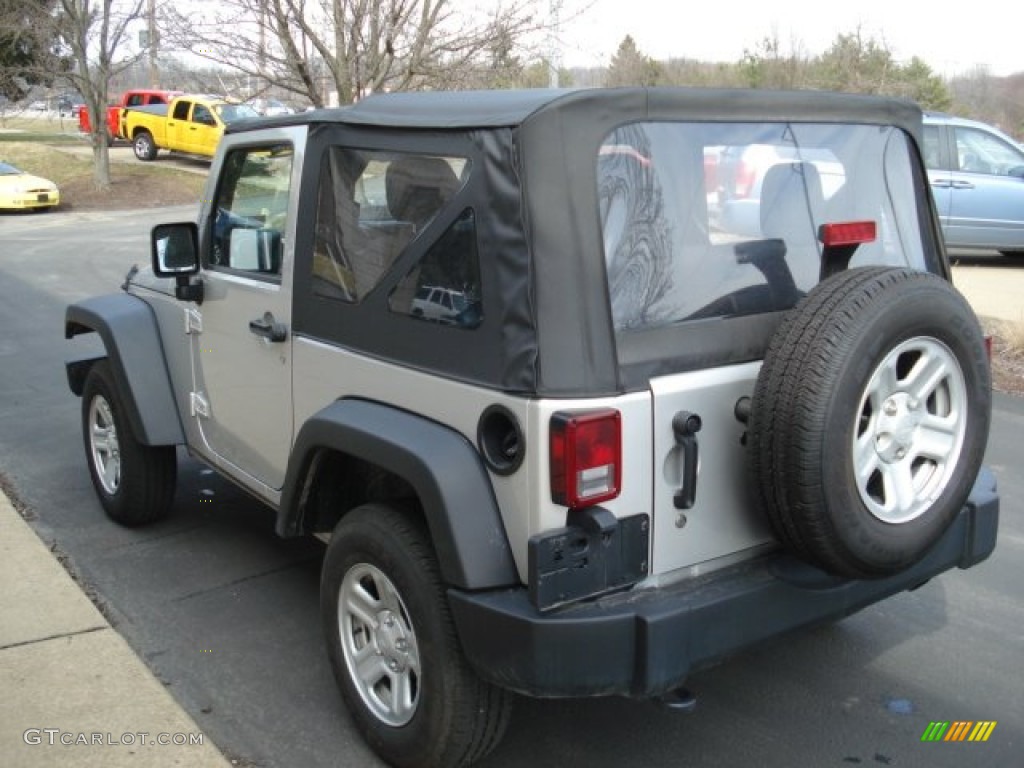 2011 Wrangler Sport 4x4 - Bright Silver Metallic / Black photo #6