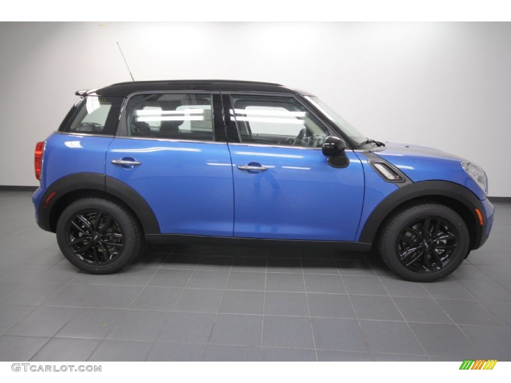 True Blue Metallic 2012 Mini Cooper S Countryman Exterior Photo #61991793