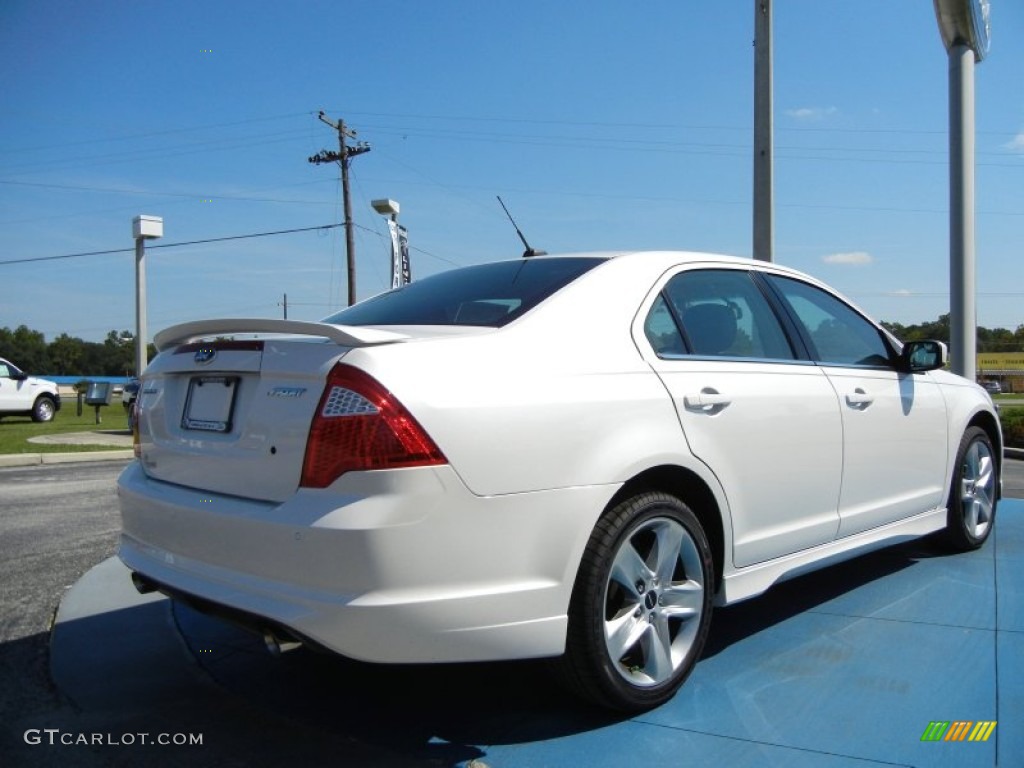 White Platinum Tri-Coat 2012 Ford Fusion Sport Exterior Photo #61992024