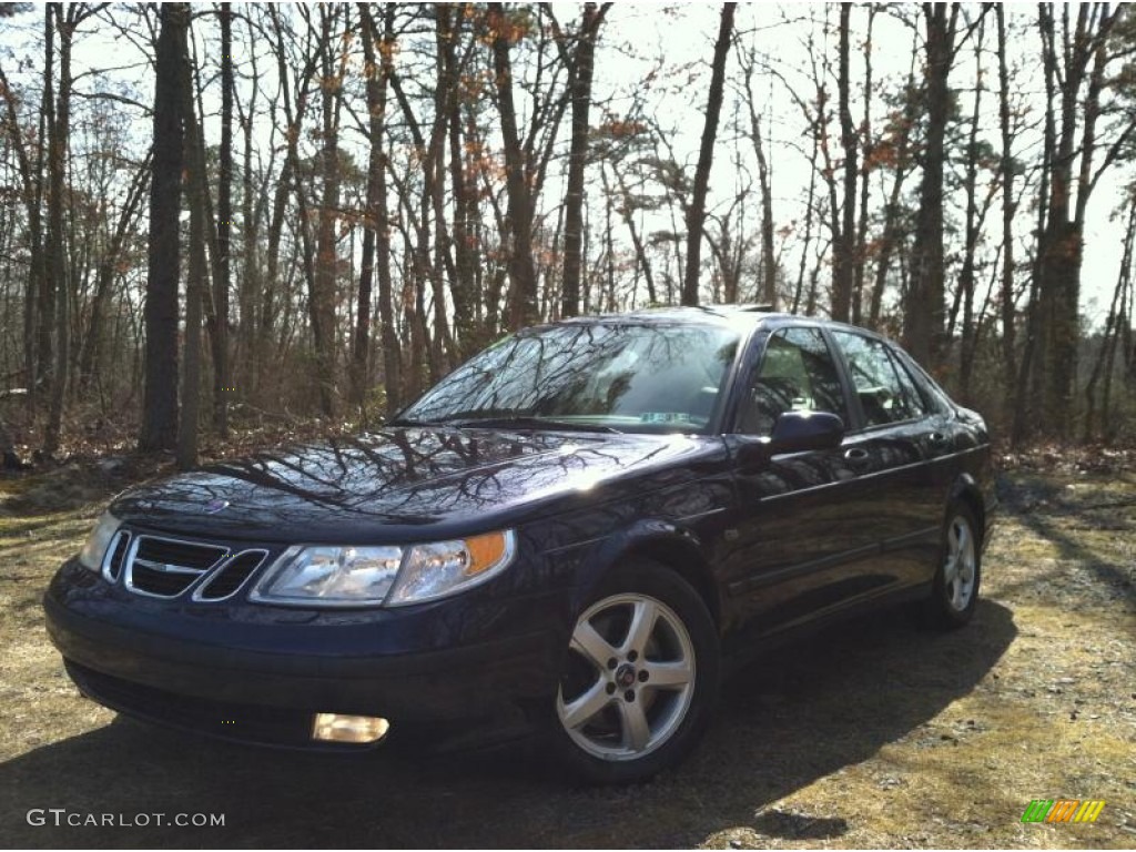 2003 9-5 Arc Sedan - Midnight Blue Metallic / Sand Beige photo #3