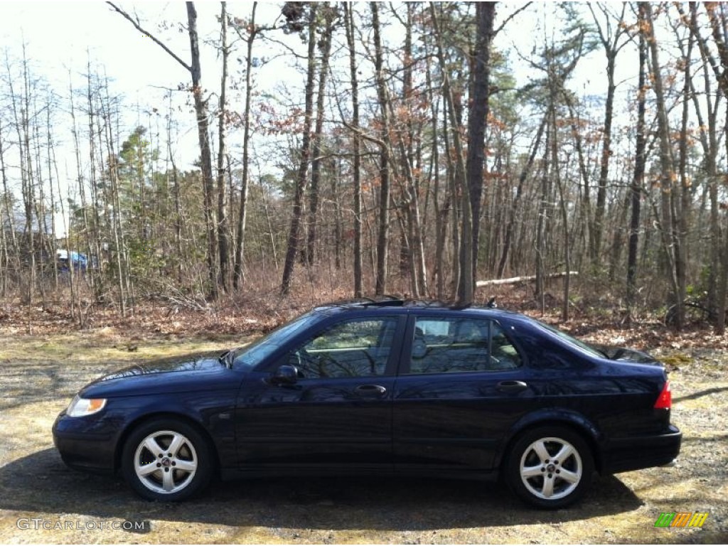 2003 9-5 Arc Sedan - Midnight Blue Metallic / Sand Beige photo #4