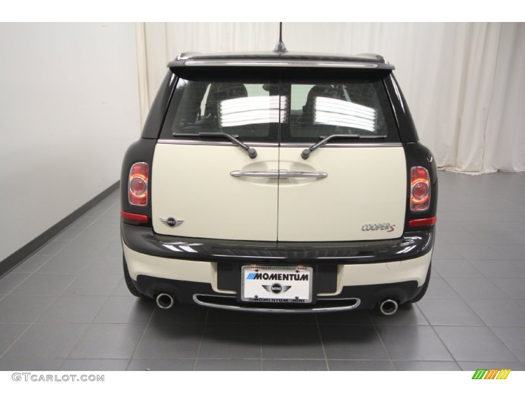 2012 Cooper S Clubman Hampton Package - Pepper White / Black Lounge Leather/Damson Red Piping photo #9