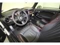  2012 Cooper S Clubman Hampton Package Black Lounge Leather/Damson Red Piping Interior