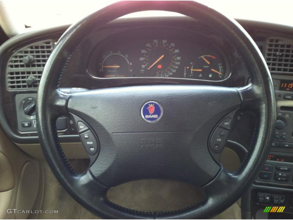 2003 9-5 Arc Sedan - Midnight Blue Metallic / Sand Beige photo #25