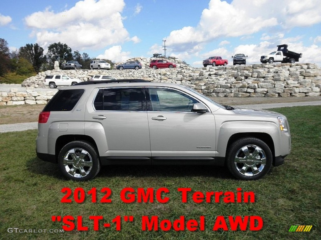 2012 Terrain SLT AWD - Gold Mist Metallic / Jet Black photo #1