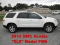 2012 Summit White GMC Acadia SLE  photo #1