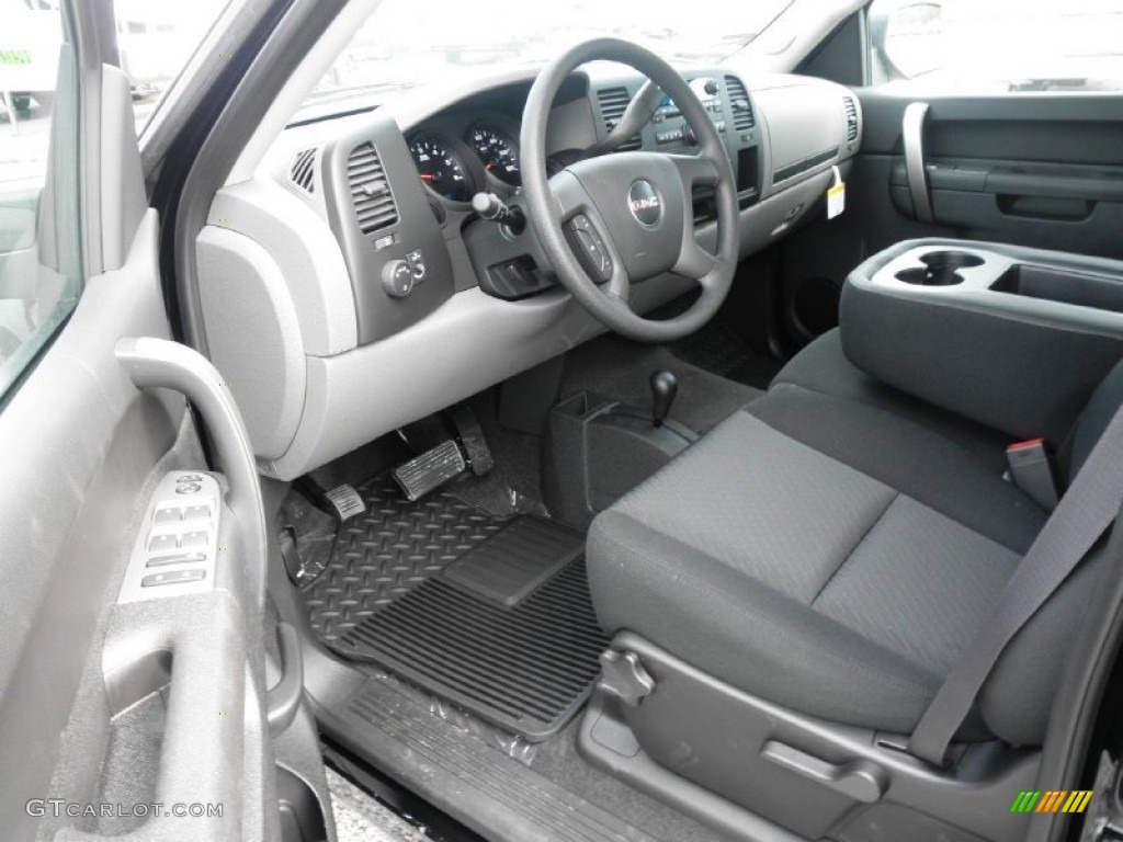 Dark Titanium Interior 2012 GMC Sierra 1500 SL Crew Cab 4x4 Photo #61994243