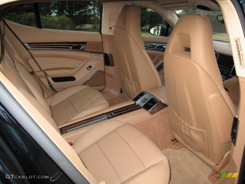 Cognac Natural Leather Interior 2011 Porsche Panamera Turbo Photo #61994331