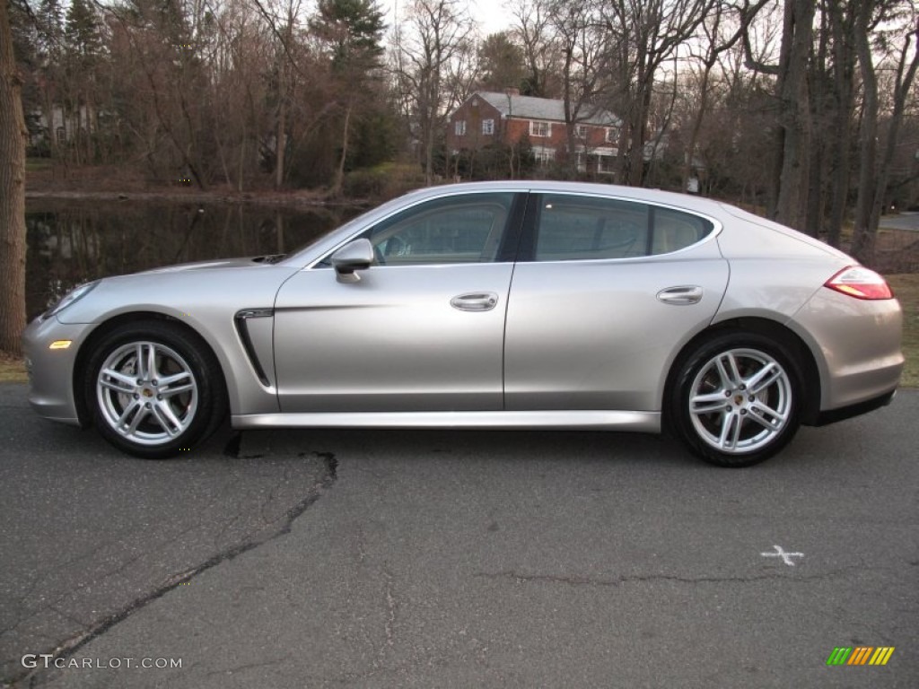 Platinum Silver Metallic 2011 Porsche Panamera 4S Exterior Photo #61994397