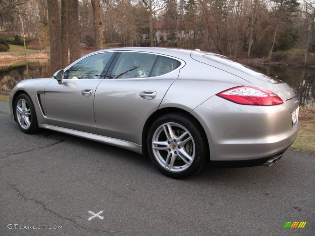 Platinum Silver Metallic 2011 Porsche Panamera 4S Exterior Photo #61994403