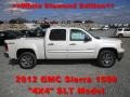 2012 White Diamond Tricoat GMC Sierra 1500 SLT Crew Cab 4x4  photo #1