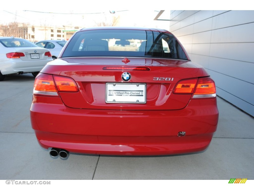 2009 3 Series 328i Convertible - Crimson Red / Black photo #5