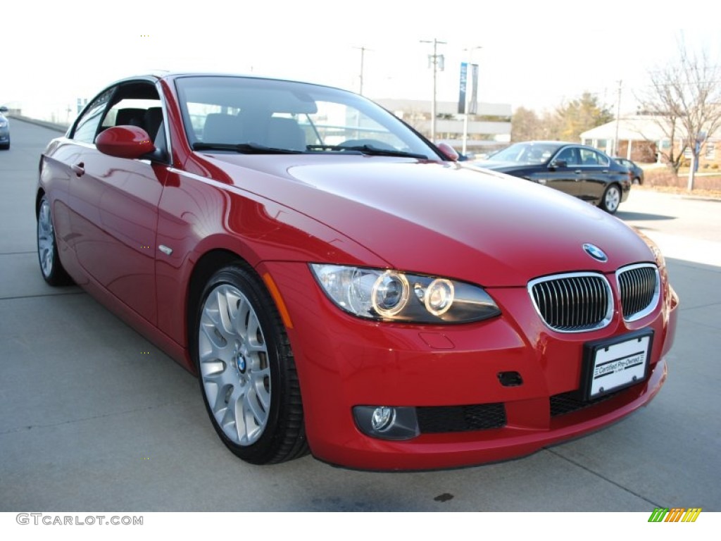 2009 3 Series 328i Convertible - Crimson Red / Black photo #7