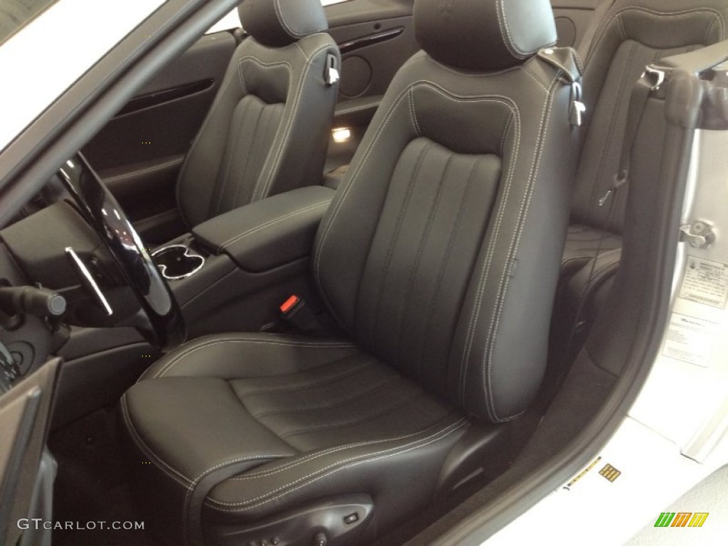 Nero Interior 2012 Maserati GranTurismo Convertible GranCabrio Photo #61996407