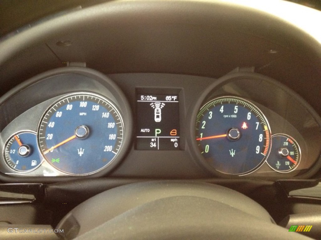2012 Maserati GranTurismo Convertible GranCabrio Gauges Photo #61996480