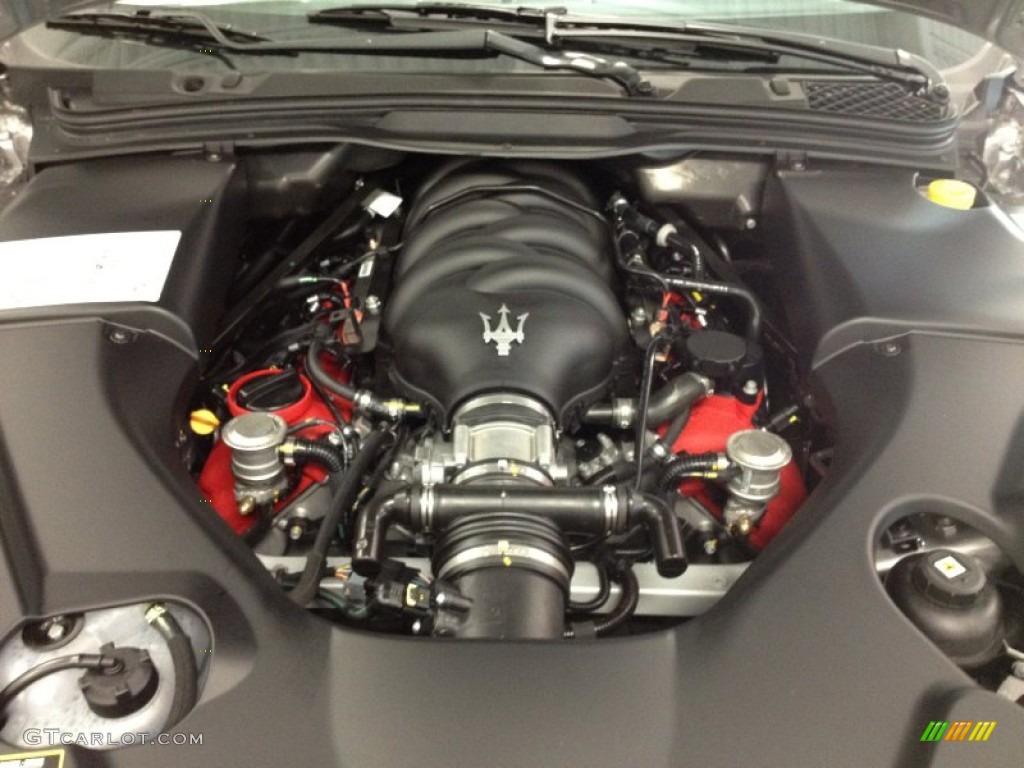 2012 Maserati GranTurismo Convertible GranCabrio 4.7 Liter DOHC 32-Valve VVT V8 Engine Photo #61996518