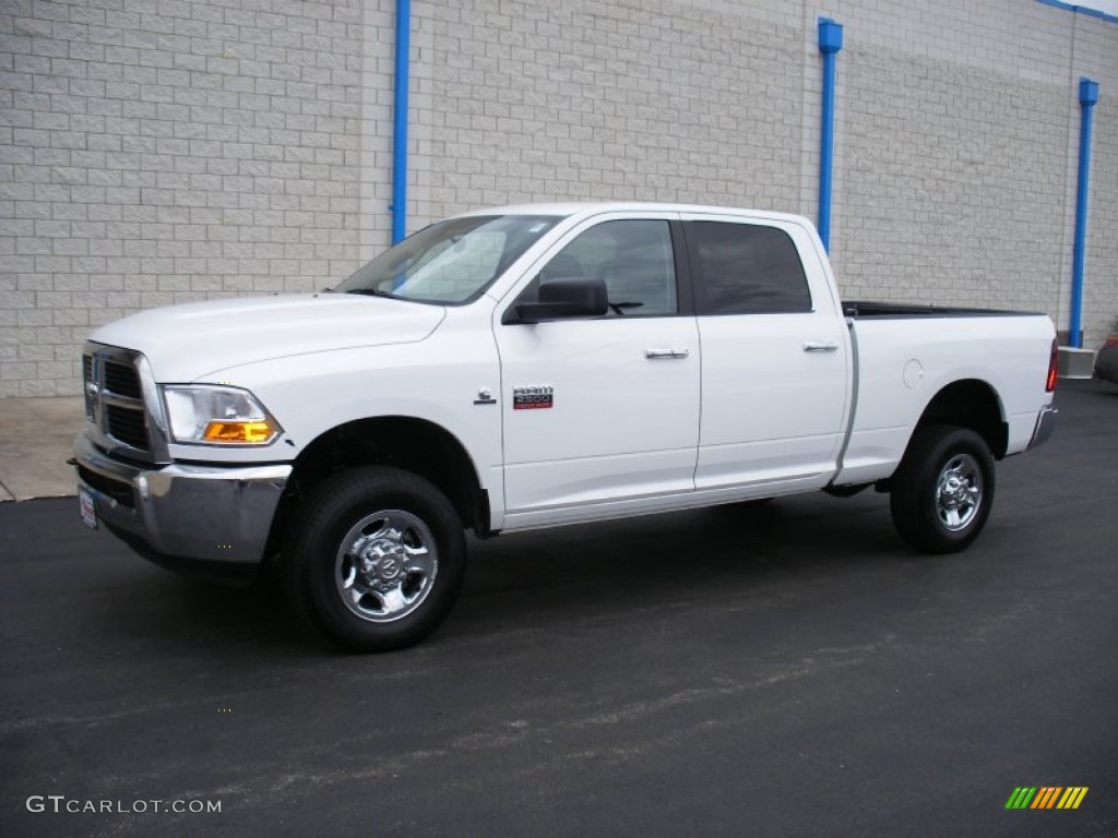 Bright White 2011 Dodge Ram 2500 HD SLT Crew Cab 4x4 Exterior Photo #61996564