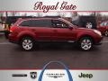 2011 Ruby Red Pearl Subaru Outback 3.6R Limited Wagon  photo #1