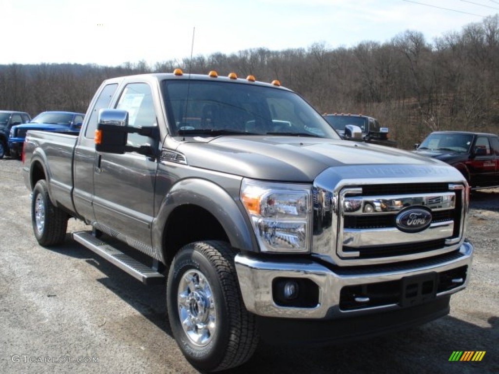 2012 F250 Super Duty XLT SuperCab 4x4 - Sterling Grey Metallic / Steel photo #2