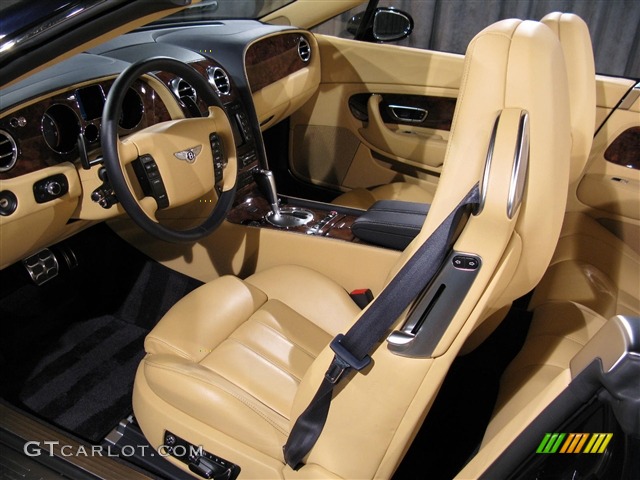 2007 Continental GTC  - Dark Sapphire / Saffron photo #6