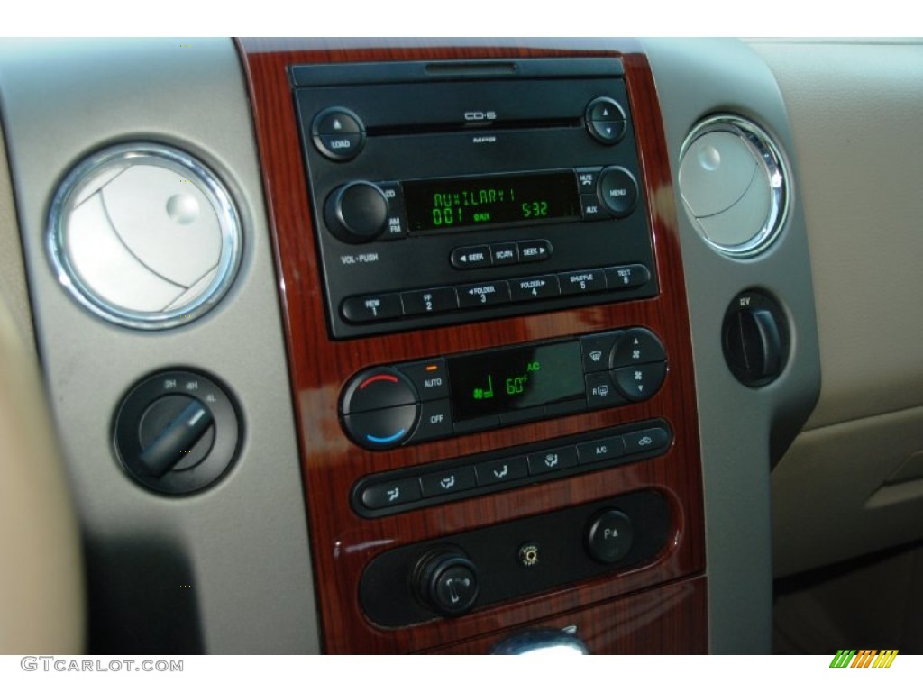 2006 F150 Lariat SuperCrew 4x4 - Dark Stone Metallic / Tan photo #16