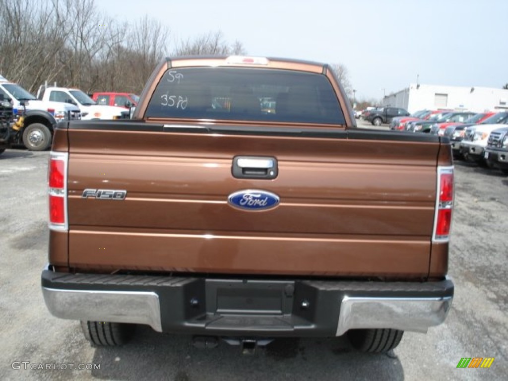 2012 F150 XLT SuperCab 4x4 - Golden Bronze Metallic / Pale Adobe photo #7